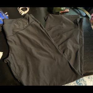 Wide leg yoga pants